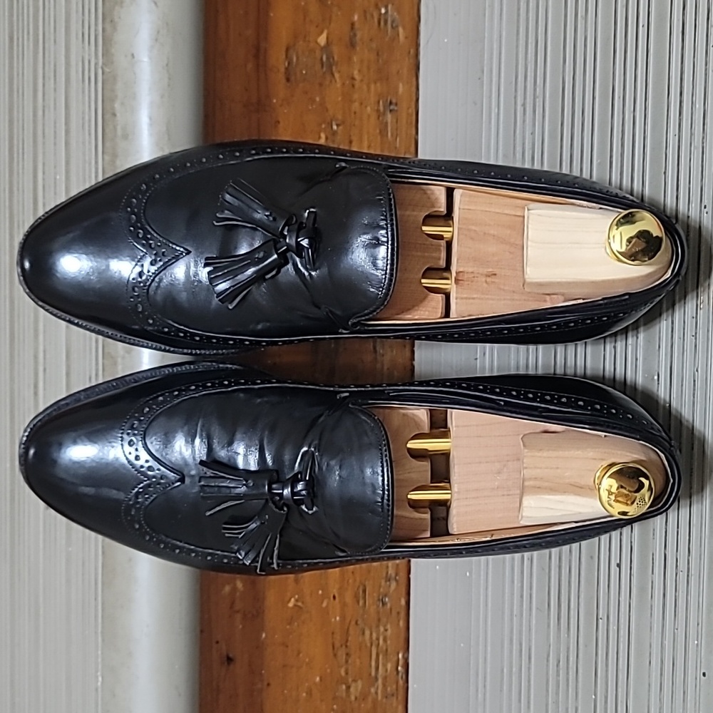 Men's Johnston & Murphy Black Loafers 7.5 D